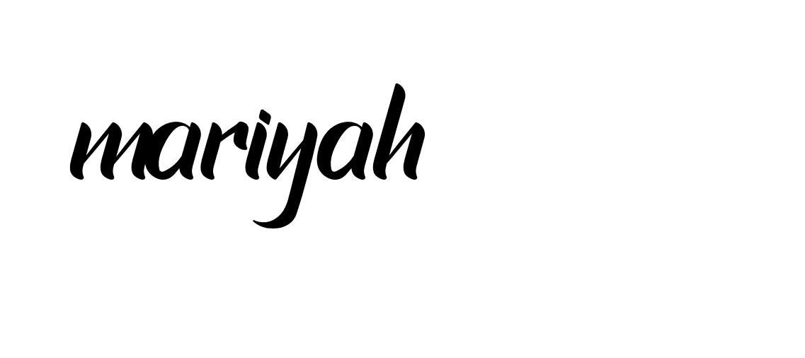 Signature of mariyah-