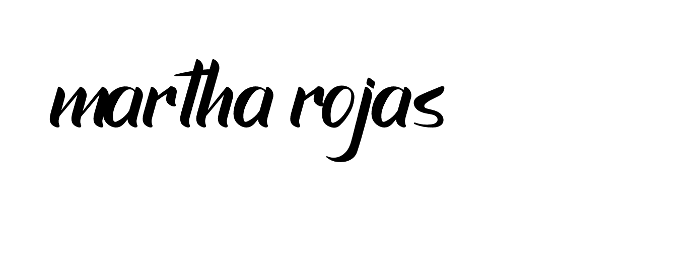 Signature of martha-rojas