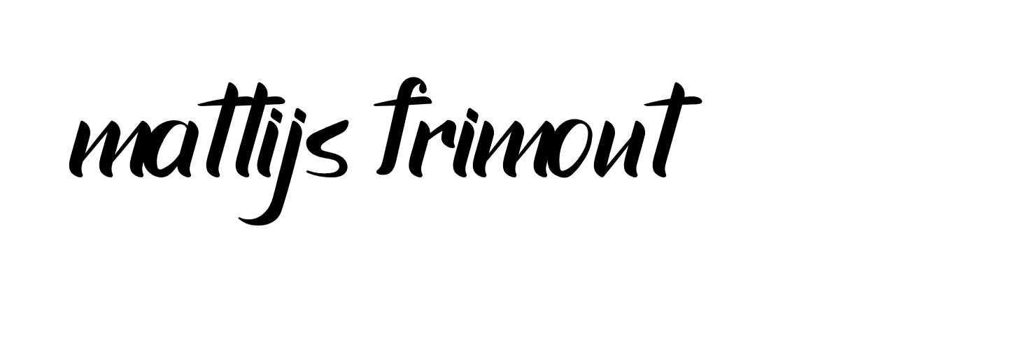 Signature of mattijs-frimout