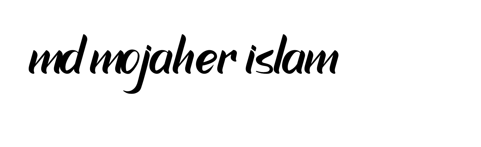 Signature of md-mojaher-islam