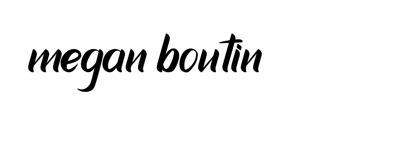 Signature of megan-boutin