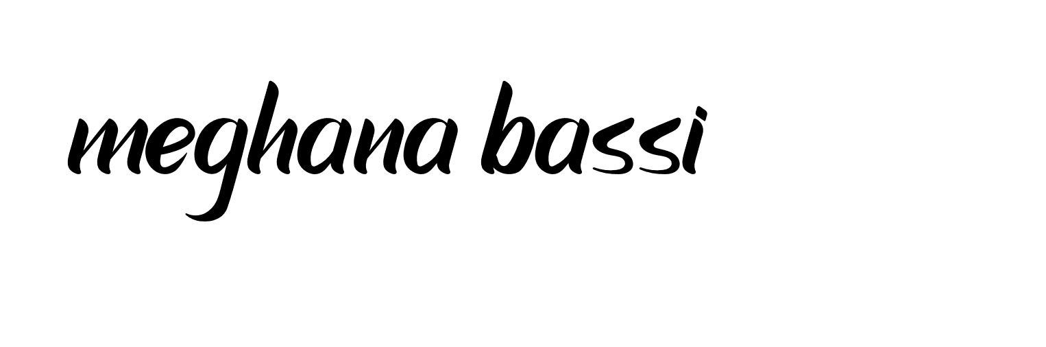 Signature of meghana-bassi