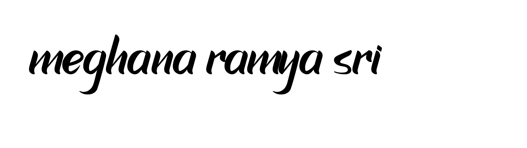 Signature of meghana-ramya-sri