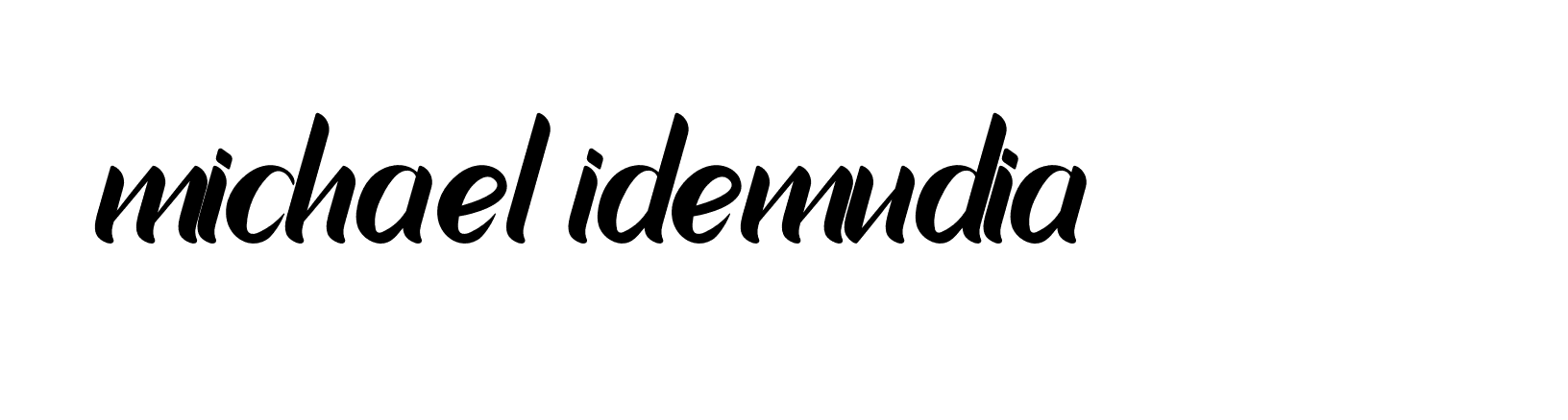 Signature of michael-idemudia