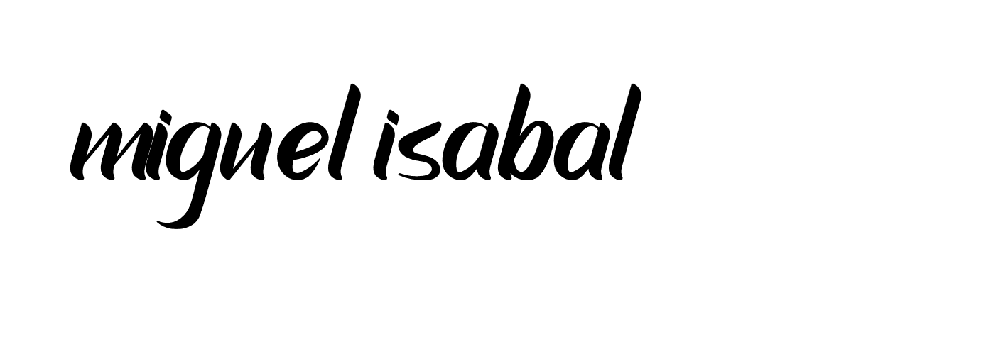 Signature of miguel-isabal