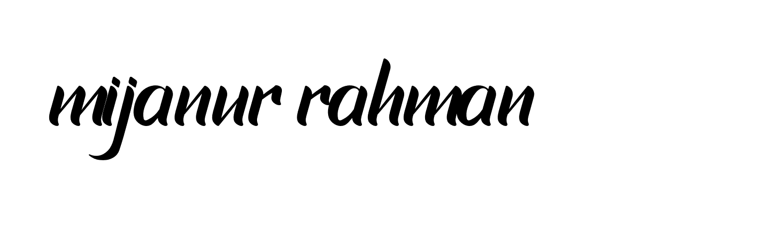 Signature of mijanur-rahman