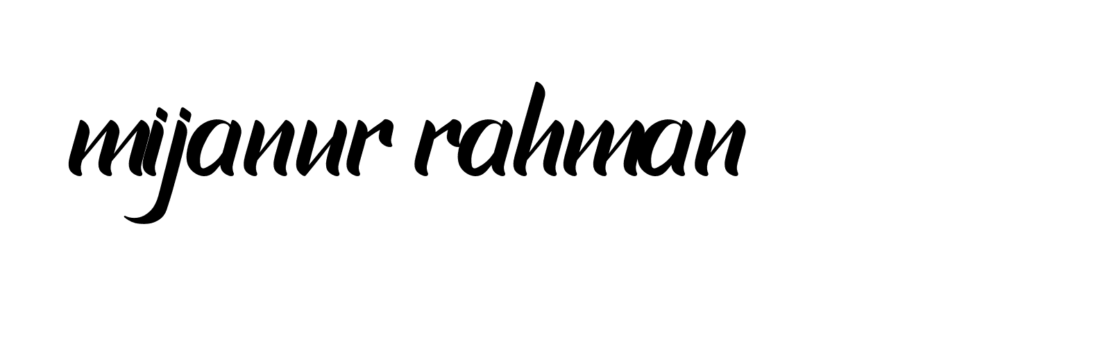 Signature of mijanur-rahman-