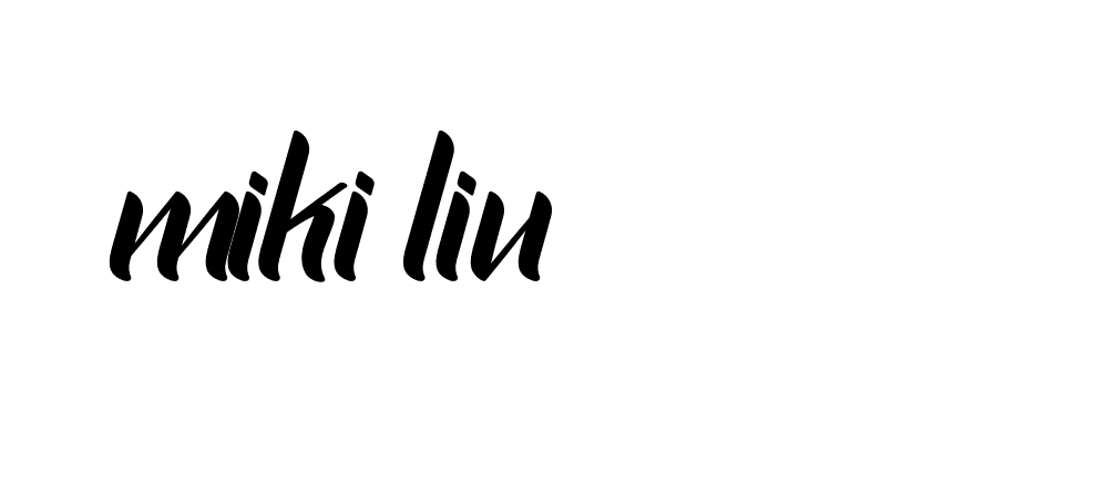 Signature of miki-liu