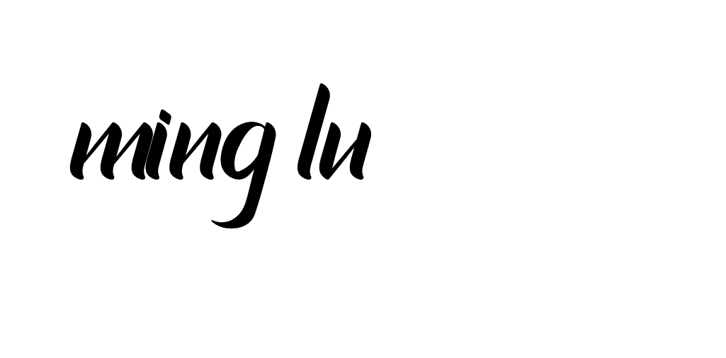 Signature of ming-lu