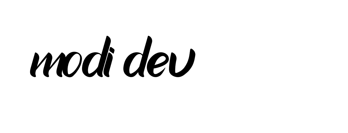 Signature of modi-dev