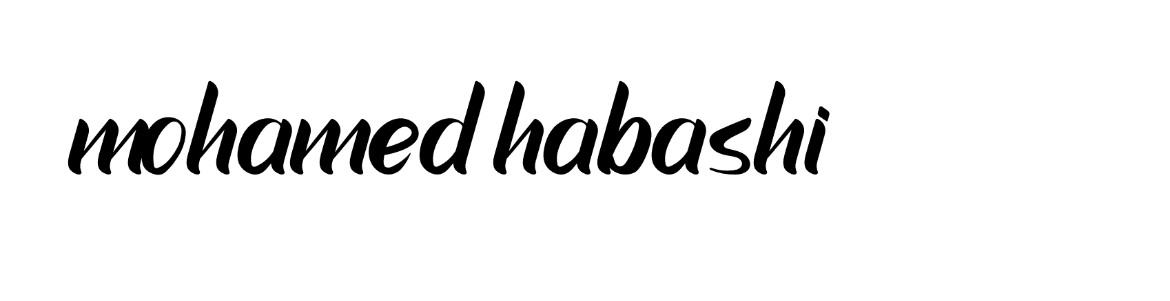 Signature of mohamed-habashi