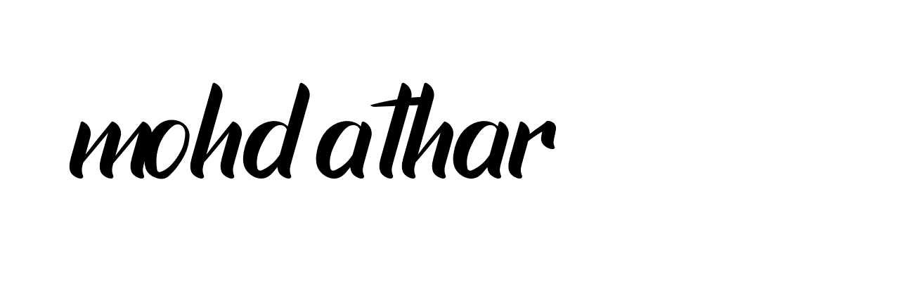 Signature of mohd-athar