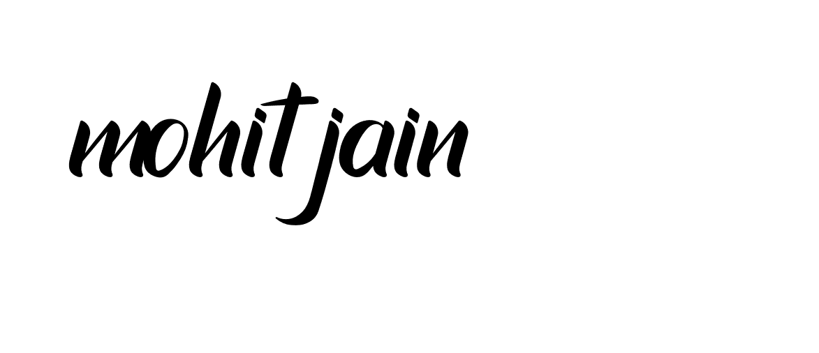 Signature of mohit-jain