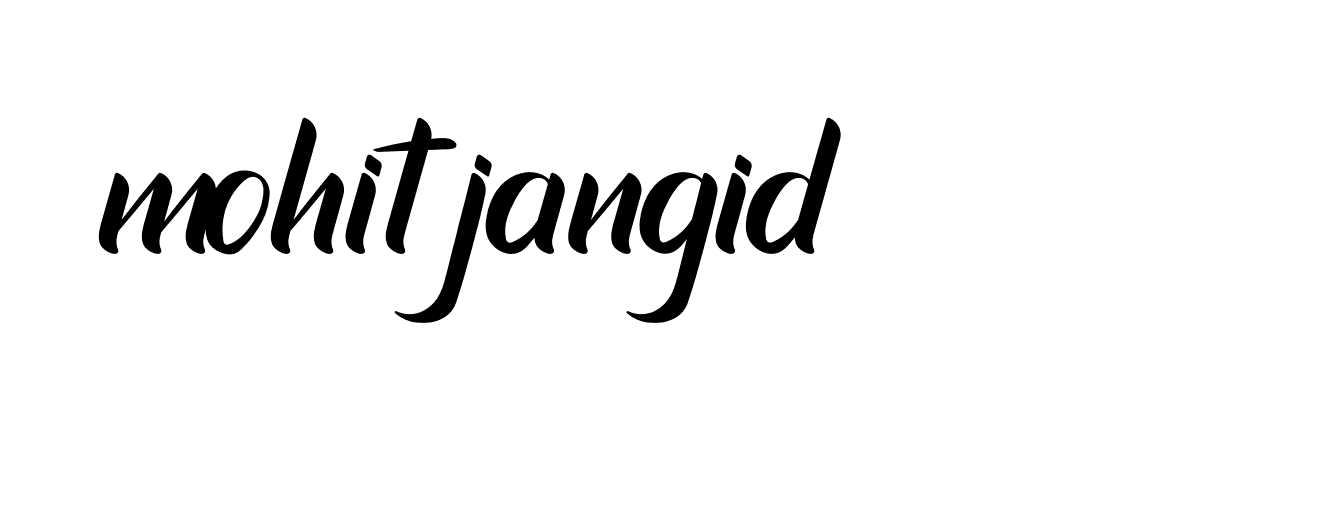 Signature of mohit-jangid