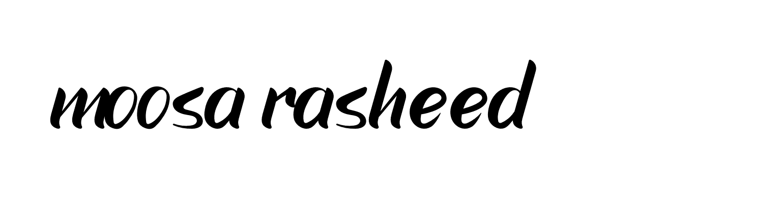 Signature of moosa-rasheed