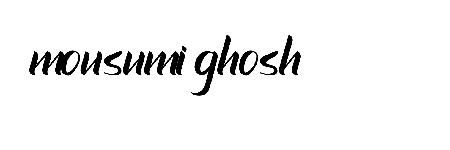 Signature of mousumi-ghosh