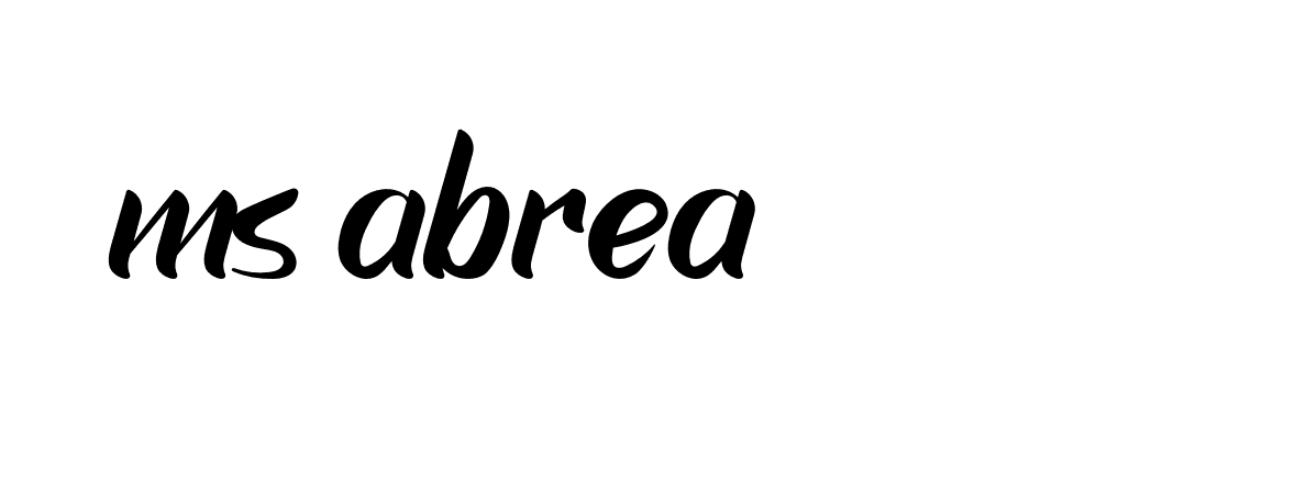 Signature of ms-abrea