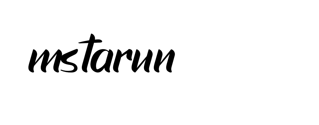 Signature of mstarun