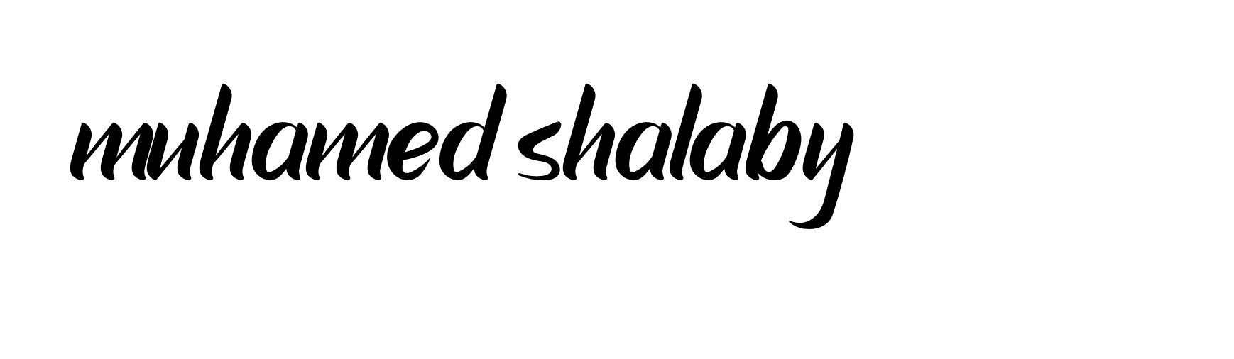 Signature of muhamed-shalaby-