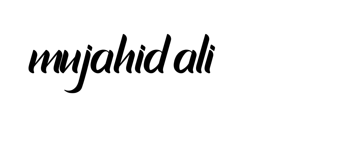 Signature of mujahid-ali