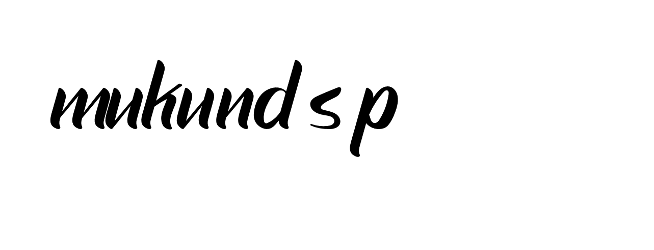 Signature of mukund-s-p