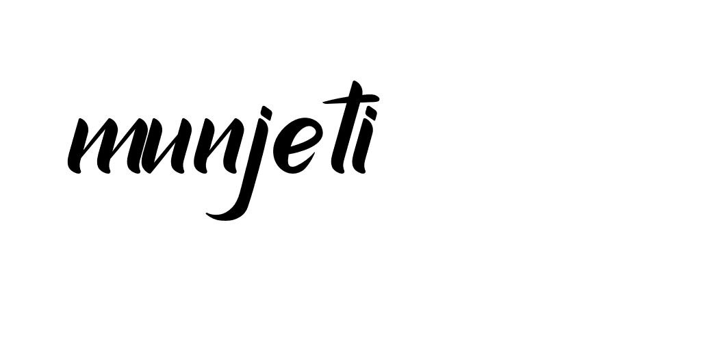 Signature of munjeti