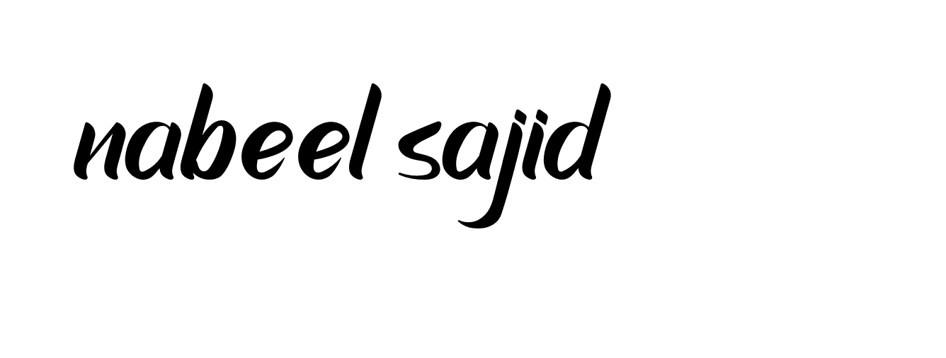 Signature of nabeel-sajid