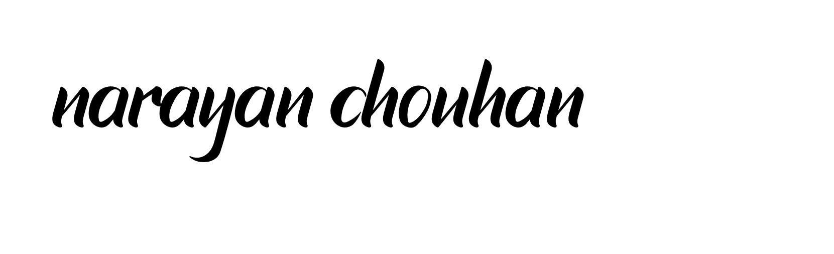 Signature of narayan-chouhan