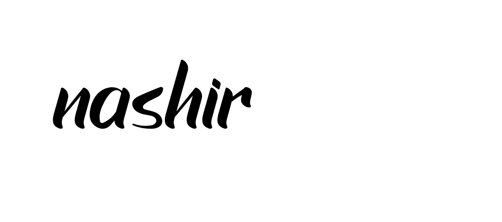 Signature of nashir