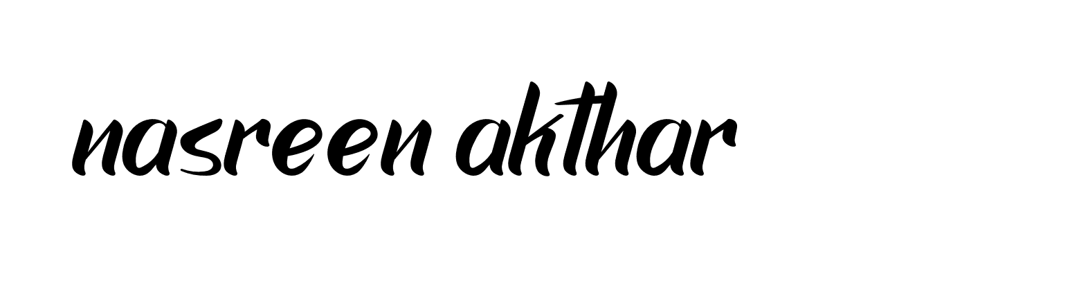 Signature of nasreen-akthar