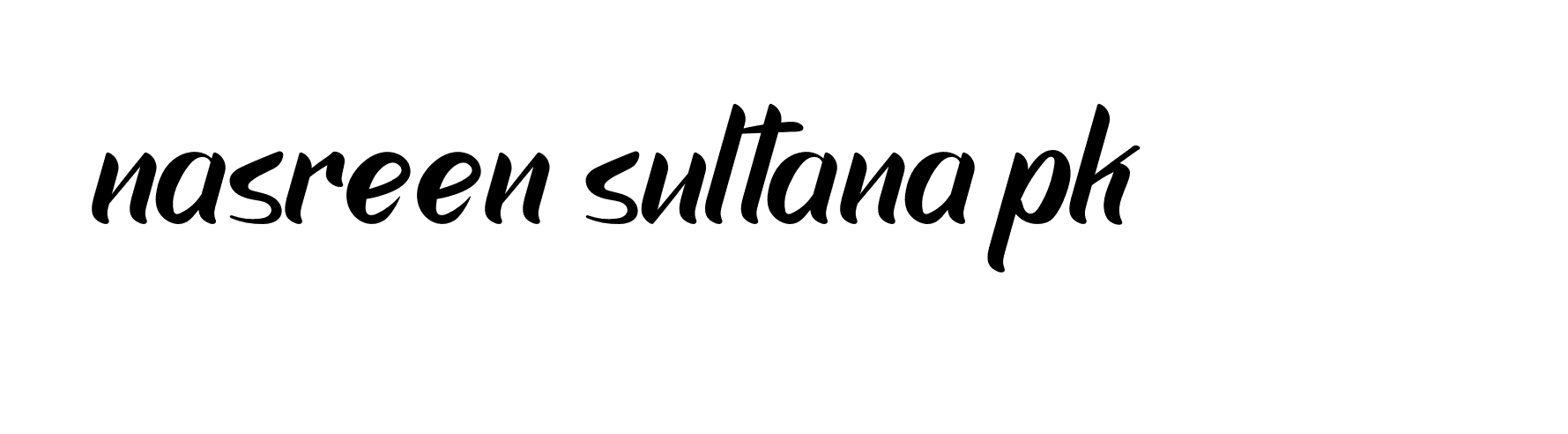 Signature of nasreen-sultana-pk