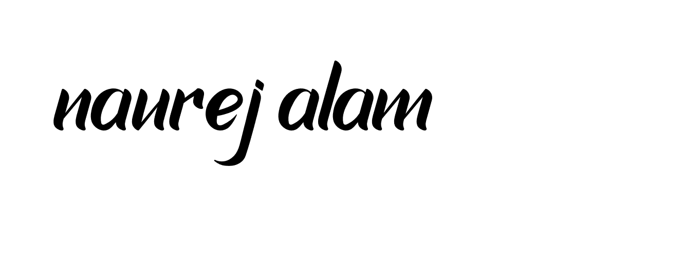 Signature of naurej-alam