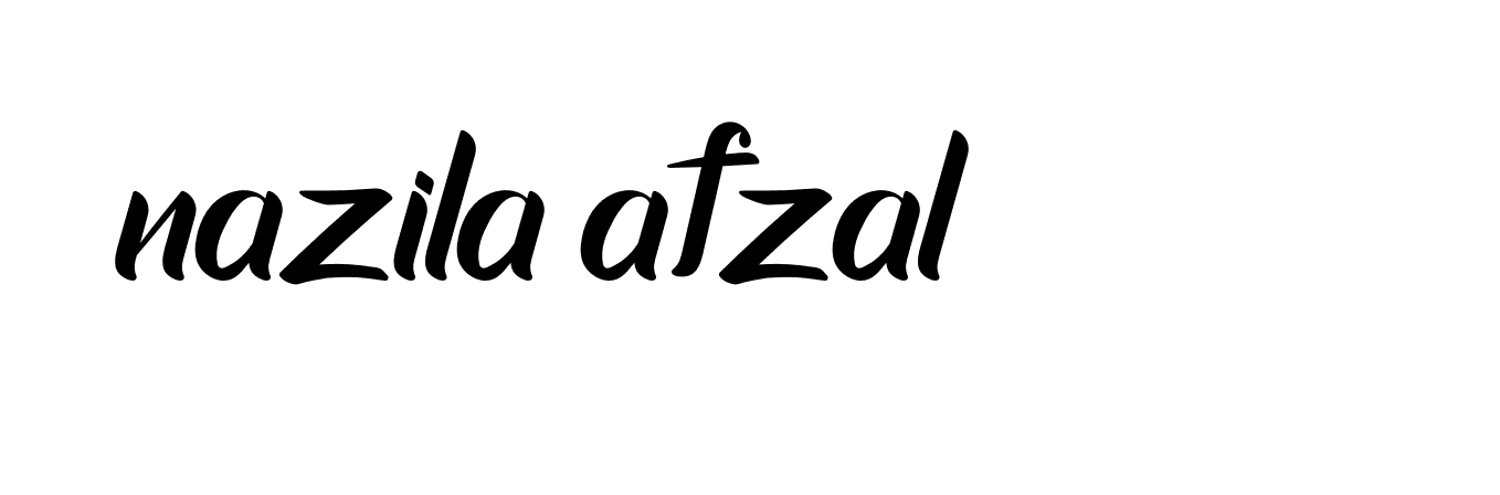 Signature of nazila-afzal