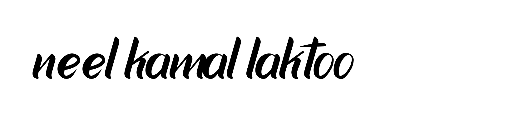 Signature of neel-kamal-laktoo