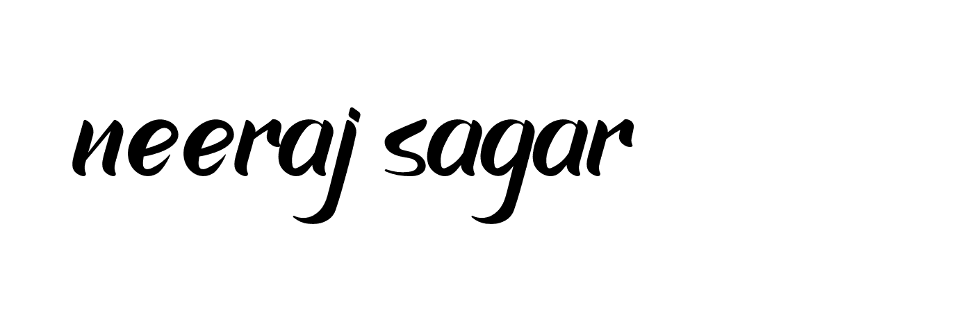 Signature of neeraj-sagar