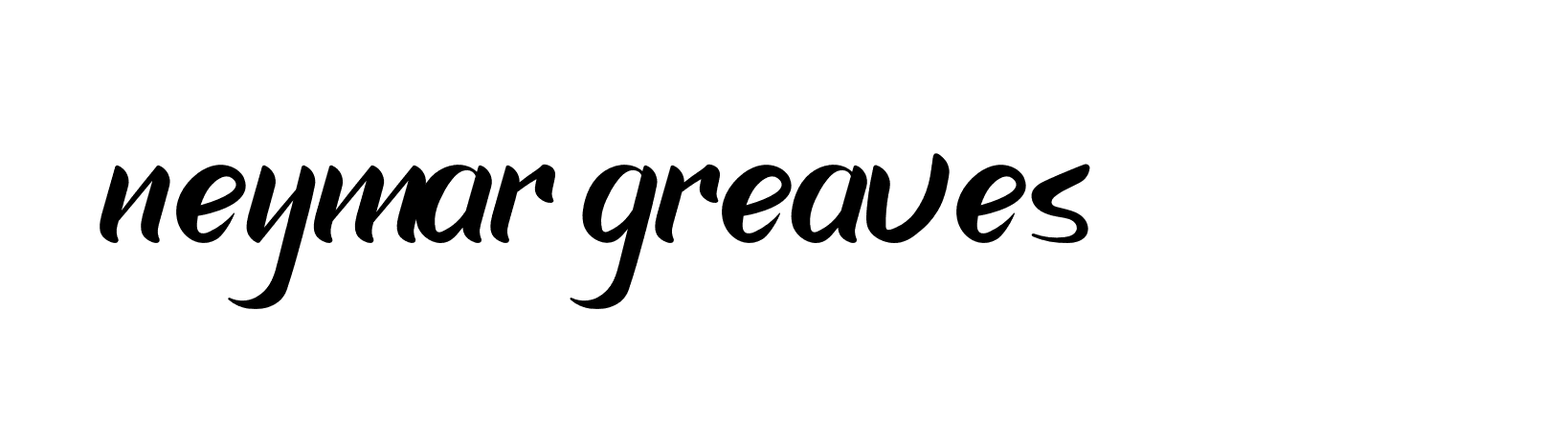 Signature of neymar-greaves