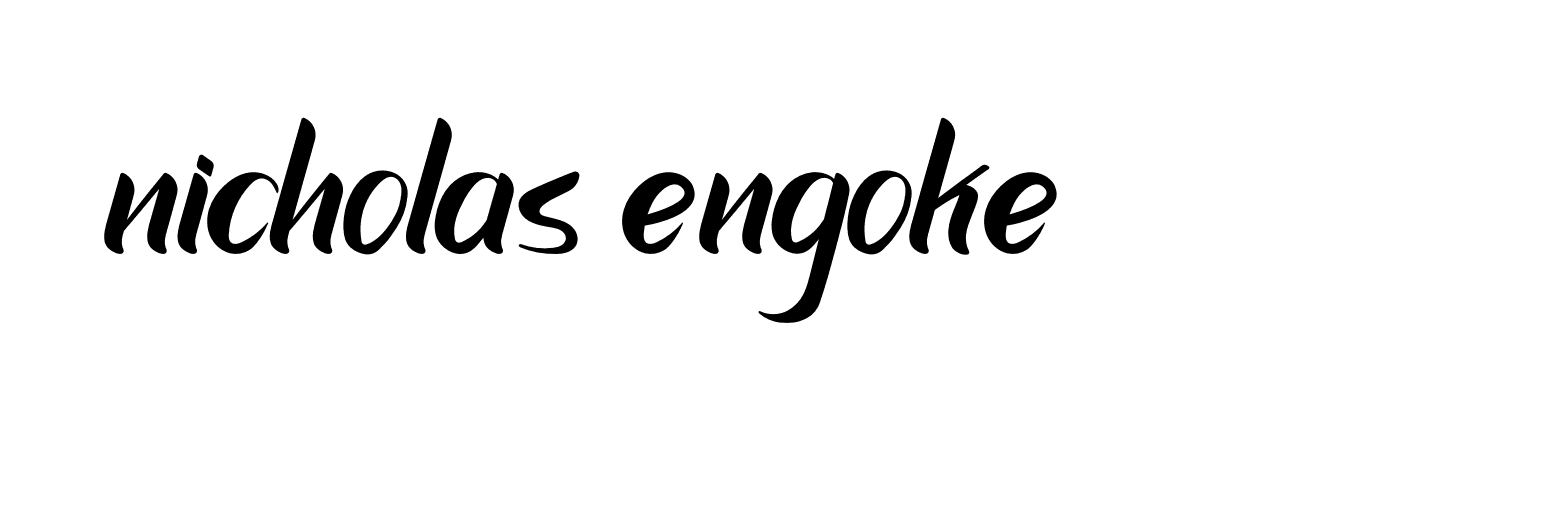 Signature of nicholas-engoke