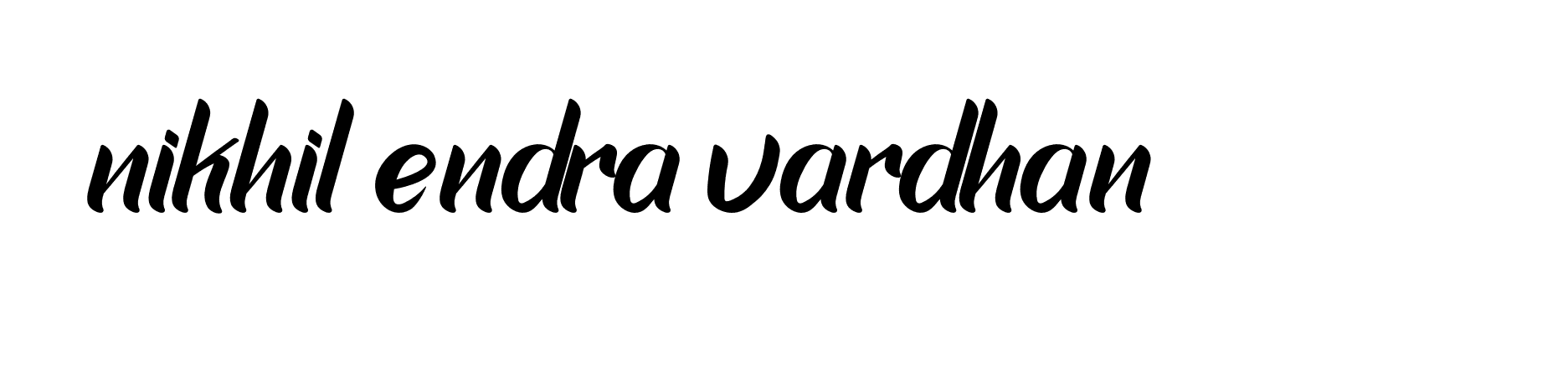 Signature of nikhil-endra-vardhan