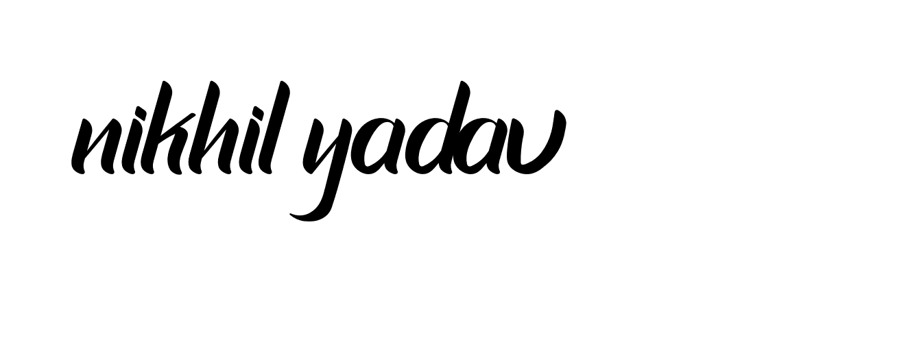 Signature of nikhil-yadav