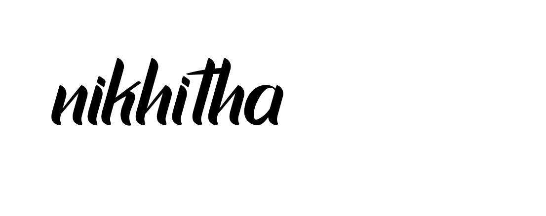 Signature of nikhitha-