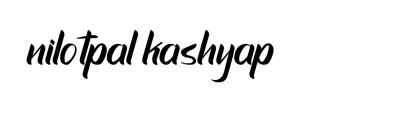 Signature of nilotpal-kashyap