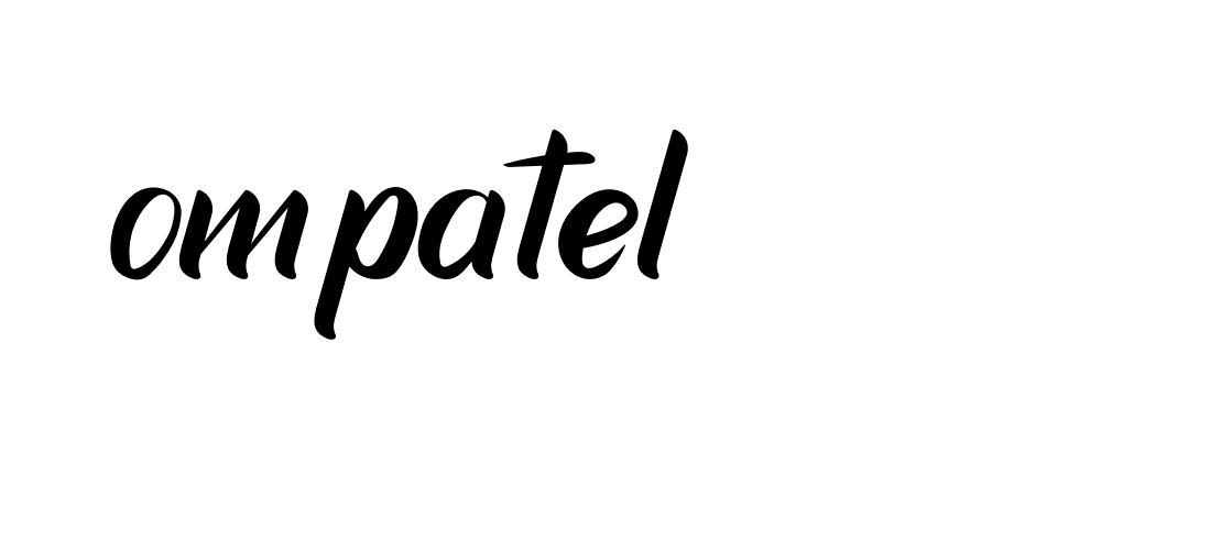 Signature of om-patel