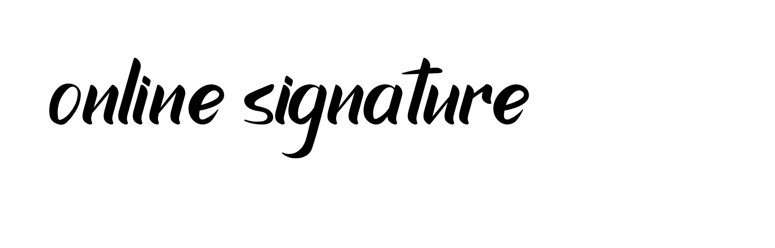 Signature of online-signature