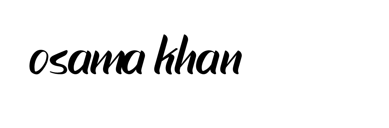 Signature of osama-khan