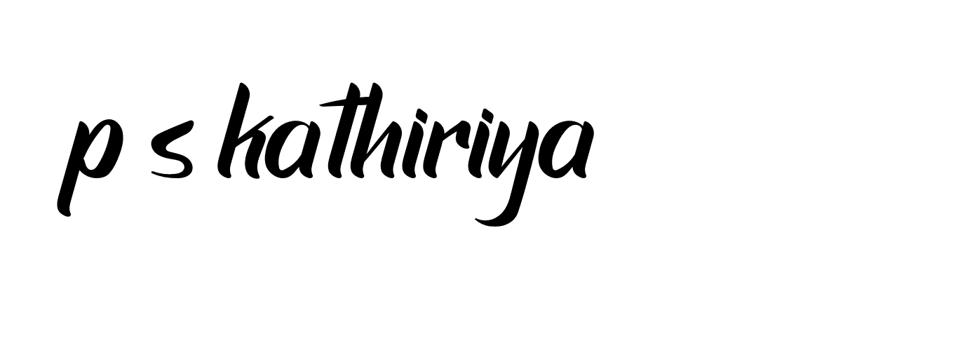 Signature of p-s-kathiriya