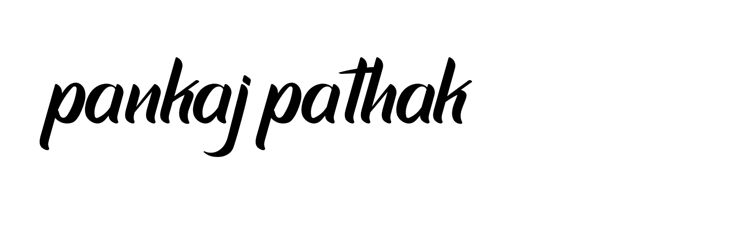 Signature of pankaj-pathak-