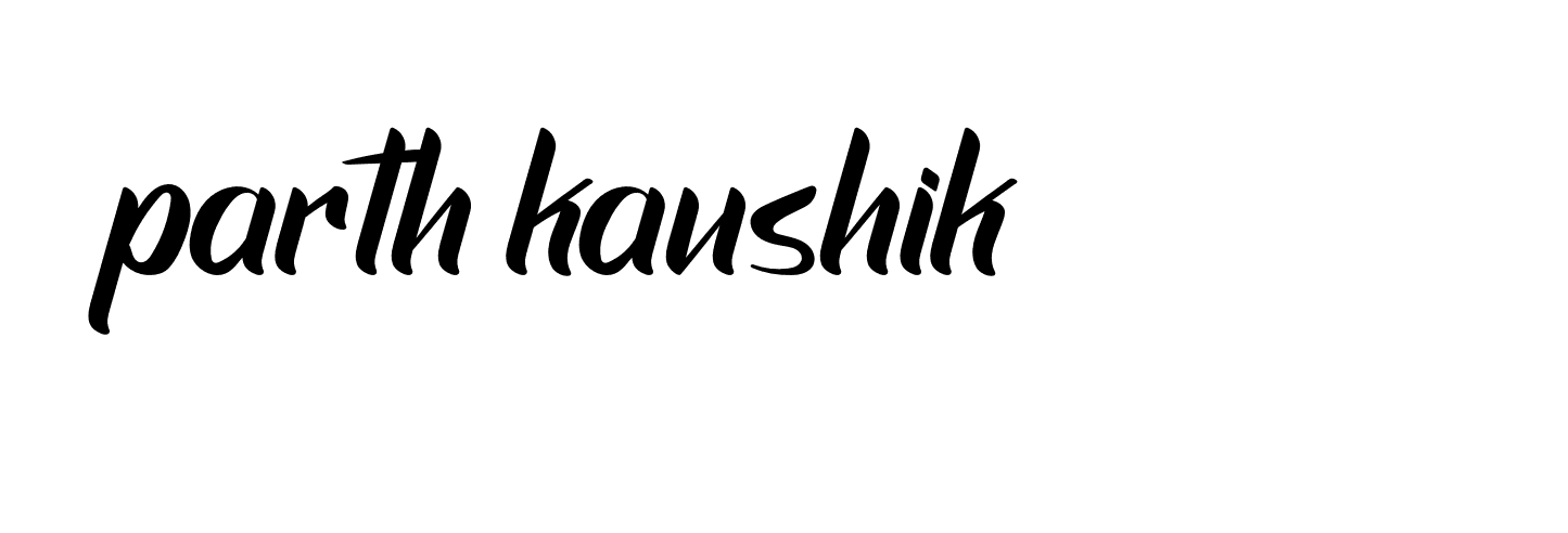 Signature of parth-kaushik