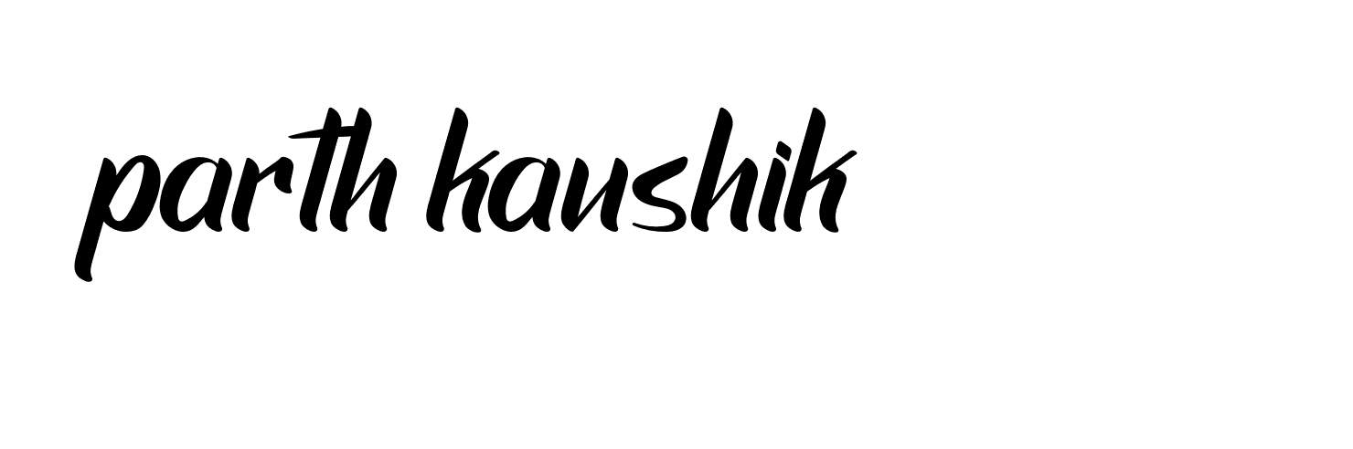 Signature of parth-kaushik-