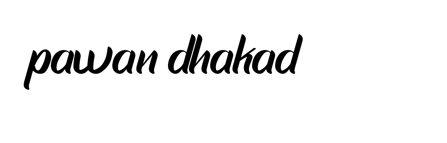 Signature of pawan-dhakad