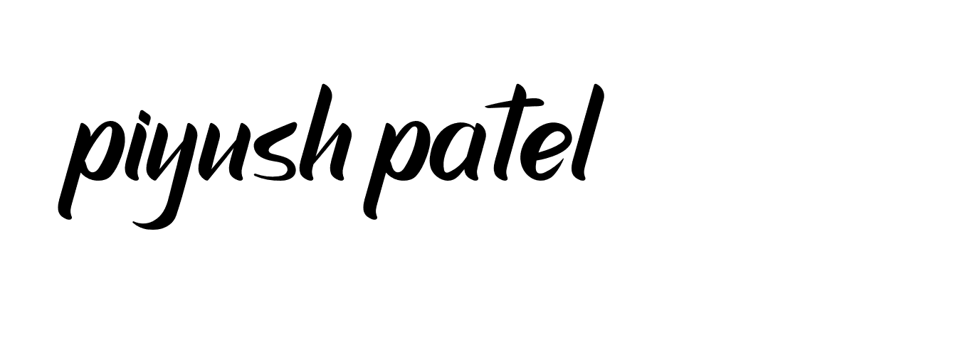 Signature of piyush-patel